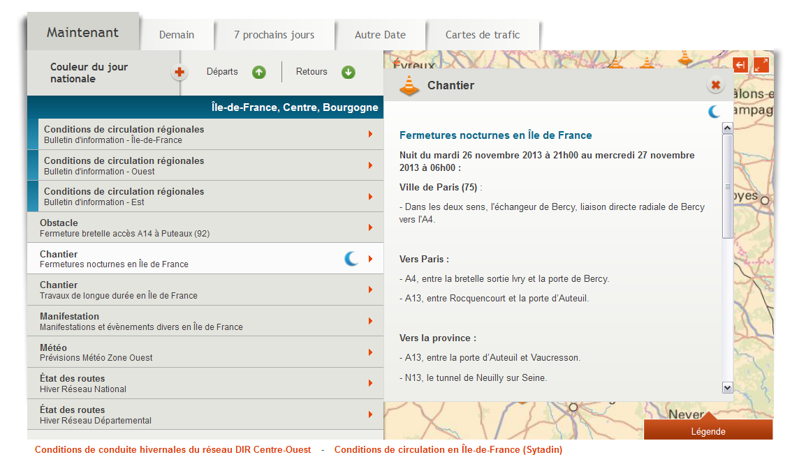 tour de france road closures today