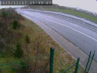 Caméra autoroutière France - A75, Bel-air, à hauteur de Creissels, en provenance du viaduc de Millau et en direction de Montpellier