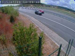 Caméra autoroutière France - A75, Bel-air, à hauteur de Creissels, en provenance du viaduc de Millau et en direction de Montpellier