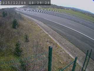 Caméra autoroutière France - A75, Bel-air, à hauteur de Creissels, en provenance du viaduc de Millau et en direction de Montpellier