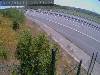 Caméra autoroutière France - A75, Bel-air, à hauteur de Creissels, en provenance du viaduc de Millau et en direction de Montpellier