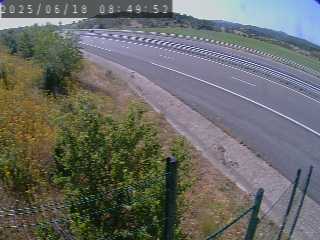 Caméra autoroutière France - A75, Bel-air, à hauteur de Creissels, en provenance du viaduc de Millau et en direction de Montpellier