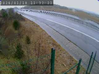 Caméra autoroutière France - A75, Bel-air, à hauteur de Creissels, en provenance du viaduc de Millau et en direction de Montpellier