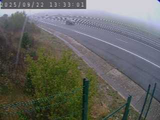 Caméra autoroutière France - A75, Bel-air, à hauteur de Creissels, en provenance du viaduc de Millau et en direction de Montpellier