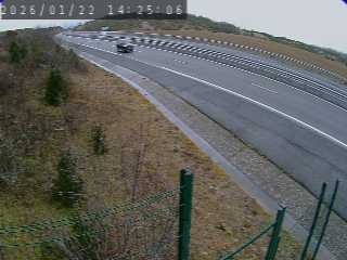 Caméra autoroutière France - A75, Bel-air, à hauteur de Creissels, en provenance du viaduc de Millau et en direction de Montpellier