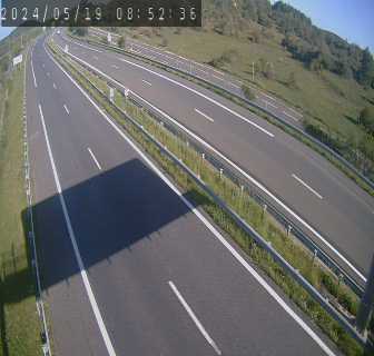 <h2>Caméra autoroute A75 à hauteur de la sortie 49 Le Caylar en direction de Montpellier</h2>