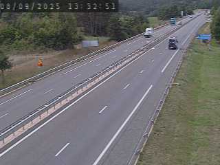 Caméra autoroutière France - A75, col de la Fagette à Banassac, en direction de Montpellier