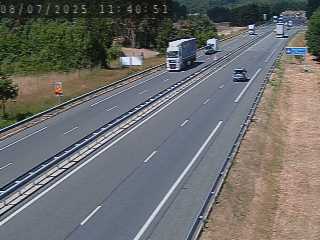 Caméra autoroutière France - A75, col de la Fagette à Banassac, en direction de Montpellier