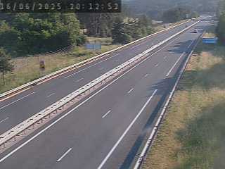 Caméra autoroutière France - A75, col de la Fagette à Banassac, en direction de Montpellier