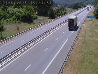 Caméra autoroutière France - A75, col de la Fagette à Banassac, en direction de Montpellier