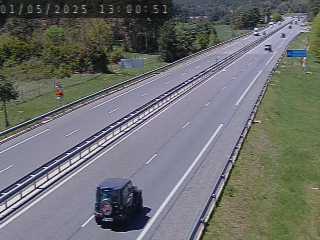 Caméra autoroutière France - A75, col de la Fagette à Banassac, en direction de Montpellier