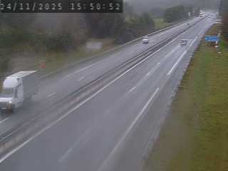 Caméra autoroutière France - A75, col de la Fagette à Banassac, en direction de Montpellier