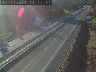 <h2>Caméra autoroutière France - A75, col de la Fagette à Banassac, en direction de Montpellier</h2>