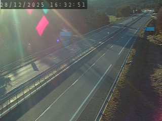<h2>Caméra autoroutière France - A75, col de la Fagette à Banassac, en direction de Montpellier</h2>