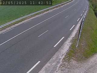 Webcam routière du col de Fix-Saint-Geneys en Haute-Loire, sur la N102 à 1000 mètres d'altitude