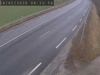 Webcam routière du col de Fix-Saint-Geneys en Haute-Loire, sur la N102 à 1000 mètres d'altitude