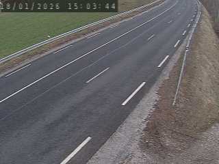 Webcam routière du col de Fix-Saint-Geneys en Haute-Loire, sur la N102 à 1000 mètres d'altitude