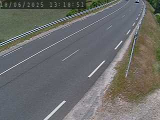 Webcam routière du col de Fix-Saint-Geneys en Haute-Loire, sur la N102 à 1000 mètres d'altitude
