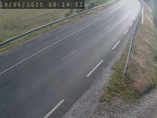 Webcam routière du col de Fix-Saint-Geneys en Haute-Loire, sur la N102 à 1000 mètres d'altitude