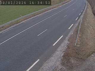 Webcam routière du col de Fix-Saint-Geneys en Haute-Loire, sur la N102 à 1000 mètres d'altitude