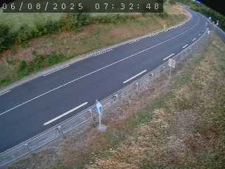 Webcam routière au niveau de Fix-Saint-Geneys en Haute-Loire, sur la N102 à 1075 mètres d'altitude