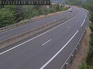 Webcam routière à Blavozy sur la RN88 entre Le Puy en Velay et Saint-Etienne
