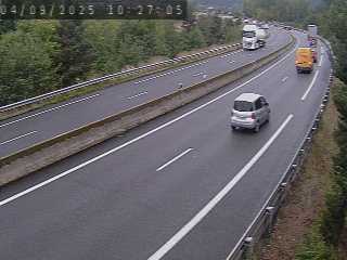 Webcam routière à Blavozy sur la RN88 entre Le Puy en Velay et Saint-Etienne