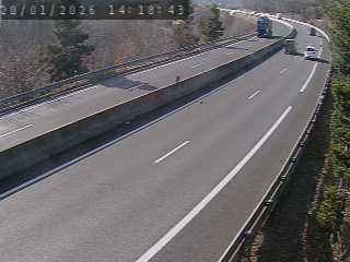 Webcam routière à Blavozy sur la RN88 entre Le Puy en Velay et Saint-Etienne