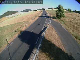 Caméra routière France - N88, au niveau de La Sauvetat à Landos, en direction de Le Puy-en-Velay